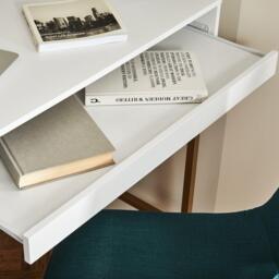 Marie Desk - White - thumbnail 4