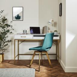 Marie Desk - White - thumbnail 2