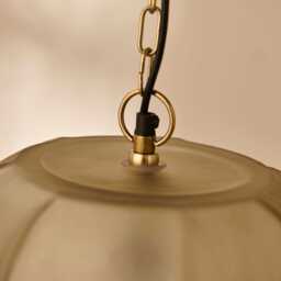 Bray 35cm Glass Pendant Light - Driftwood - thumbnail 3