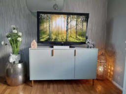 Gloria 3 Door Large Sideboard - Sage - thumbnail 4