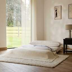 Harlow 2 Seater Double Sofa Bed - Chalk White Boucle - thumbnail 2