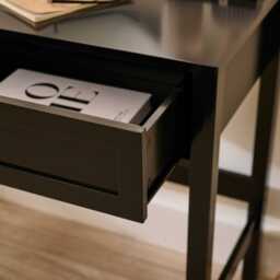 Charlie Noir Black Dressing Table - thumbnail 6