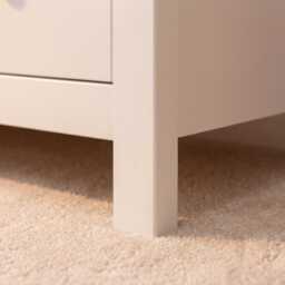 Bampton 4 Drawer Tall Chest of Drawers - Alabaster White - thumbnail 6