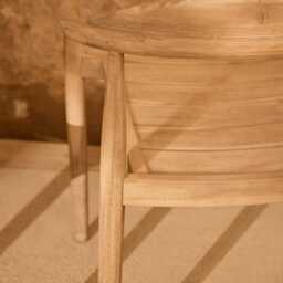 Sasha Wooden Garden Chairs - Set of 2 - thumbnail 6