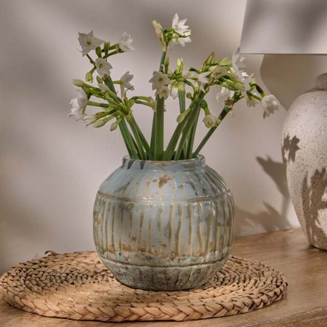 Tariva Ceramic 13.5cm Vase - Cornflower Blue - image 1