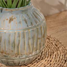 Tariva Ceramic 13.5cm Vase - Cornflower Blue - thumbnail 4