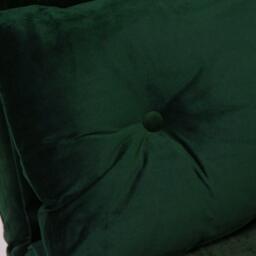 Una 2 Seater Double Sofa Bed - Green Velvet - thumbnail 5