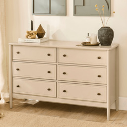 Aubrey 6 Drawer Chest of Drawers - Driftwood - thumbnail 5