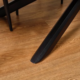 Amelia Black Dining Table Set - 6 Seater - Mabel Black Spindle Back Chairs - thumbnail 5