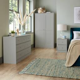 Stevie Bedside Table - Grey - thumbnail 3