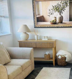 Willow Pale Oak Console Table - thumbnail 4