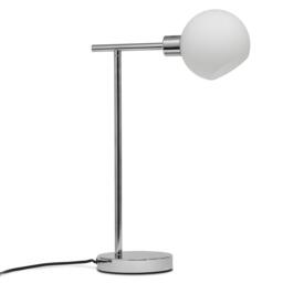 Edra 44cm Metal Table Lamp - Chrome - thumbnail 1