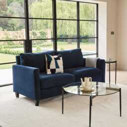 Ava 2 Seater Sofa - Ink with Black Oak Legs - thumbnail 6