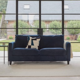 Ava 2 Seater Sofa - Ink with Black Oak Legs - thumbnail 2