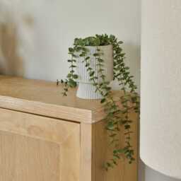 Astrid 3 Door Large Sideboard - Whitewash Oak - thumbnail 5