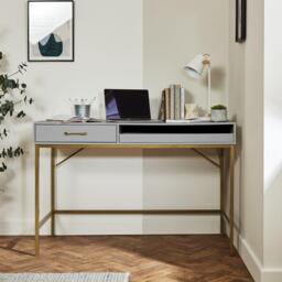 Marie Desk - Ash Grey - thumbnail 1