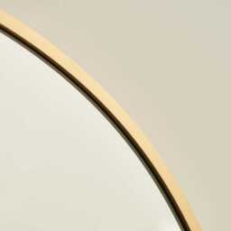 Ingham 140X40cm Metal Arch Mirror - Gold - thumbnail 5