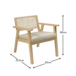 Willow Armchair Pale Oak - thumbnail 6