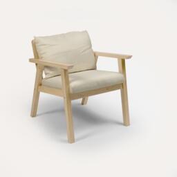 Willow Armchair Pale Oak - thumbnail 2