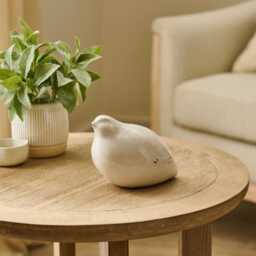 Cali Ceramic Bird Ornament Set - Off White - thumbnail 5