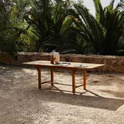 Aspen 8 Seater Wooden Extendable Garden Dining Set with Cushions - Grey Parasol - thumbnail 2
