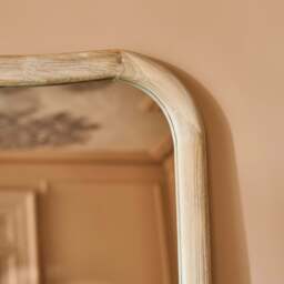 Rendall 180x90cm Wooden Mirror - Whitewash - thumbnail 3