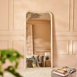 Rendall 180x90cm Wooden Mirror - Whitewash - thumbnail 2