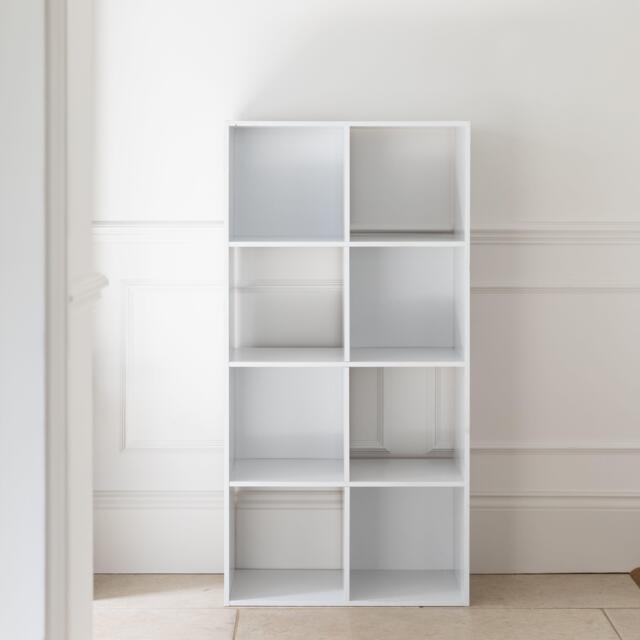 Cara 8 Cube Storage Unit in Chalk White - image 1