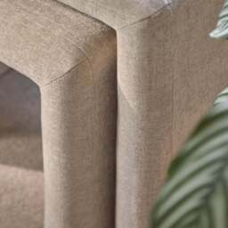 Kamiko Nesting Bench & Stools - Mink Taupe - thumbnail 4