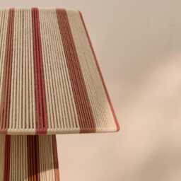 Kateli Paprika Stripe Large Table Lamp - 45cm - thumbnail 4