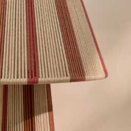 Kateli Paprika Stripe Large Table Lamp - 45cm - thumbnail 3