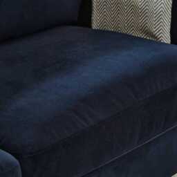 Ava Left L Shape Sofa - Ink with Black Oak Legs - thumbnail 3