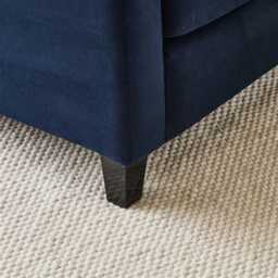 Ava Left L Shape Sofa - Ink with Black Oak Legs - thumbnail 4