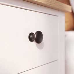 Bampton 3 Drawer Bedside Table - Set of 2 - Alabaster White - thumbnail 3