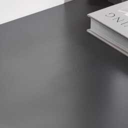 Essie L-Shaped Black Desk with Logan Office Chair - thumbnail 4
