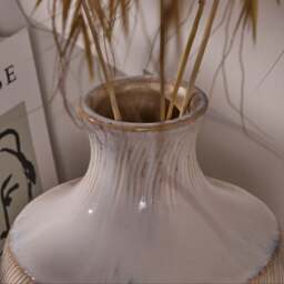 Sintra Ceramic 27.5cm Vase - Cornflower Reactive Glaze - thumbnail 3