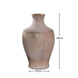 Sintra Ceramic 27.5cm Vase - Cornflower Reactive Glaze - thumbnail 6