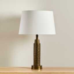 Kimmeridge 32cm Metal Lamp Base - Gold - thumbnail 1