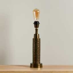 Kimmeridge 32cm Metal Lamp Base - Gold - thumbnail 2