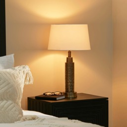Kimmeridge 32cm Metal Lamp Base - Gold - thumbnail 6