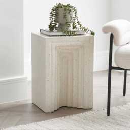 Karasi Pearl Terrazzo Concrete Side Table