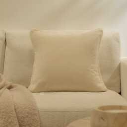 Hayes 45 x 45cm Velvet Cushion Cover - Clay Fringed - thumbnail 4