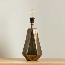 Elcombe Bronze Lamp & Coningsby White Lampshade - 35cm - thumbnail 5