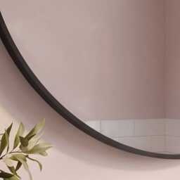 Kimbridge 90cm LED Round Bathroom Mirror - Black - thumbnail 5