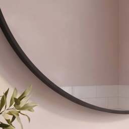 Kimbridge 90cm LED Round Bathroom Mirror - Black - thumbnail 5