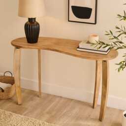 Celeste Mango Wood Console Table - thumbnail 2