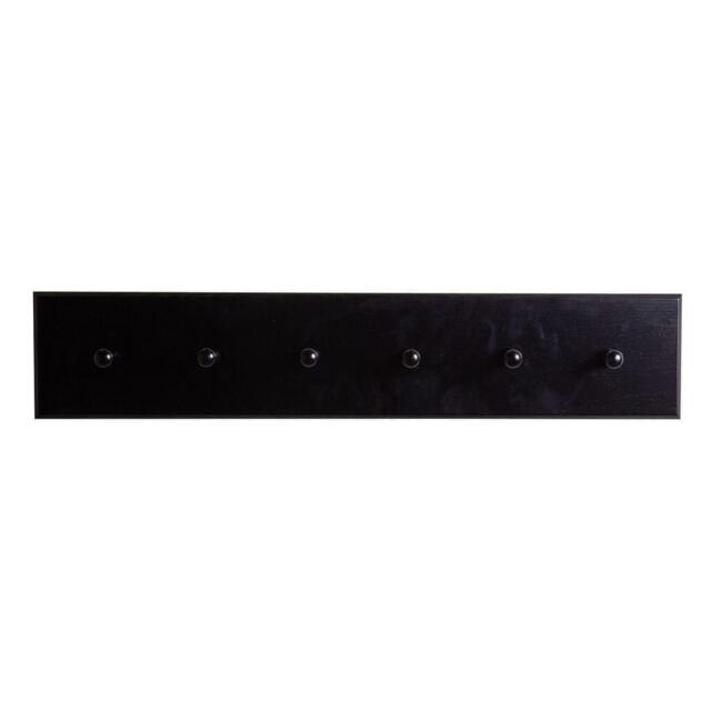 Willow Wooden Coat Rack - Black - image 1