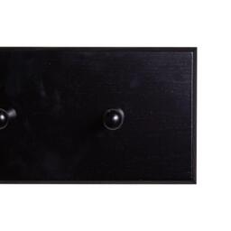 Willow Wooden Coat Rack - Black - thumbnail 3