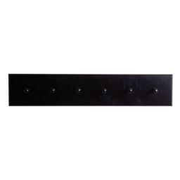 Willow Wooden Coat Rack - Black - thumbnail 1
