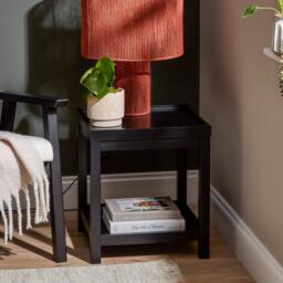 Sirana Large Burnt Orange Jute Table Lamp - thumbnail 6